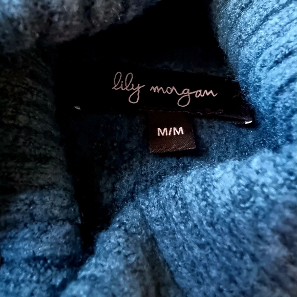 3/$40 Sale! Lily Morgan Cozy Turtleneck Sweater New Without Tags - Picture 5 of 7